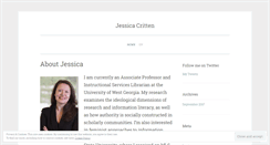 Desktop Screenshot of jessicacritten.com